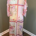 Band of Gypsies Yellow Pink Floral Kimono Cardigan Photo 1