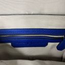 Halston Heritage structured satchel shoulder bag in blue Photo 3