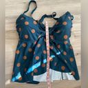 Raisin's NWT  Curve 22 W Atlantic Tankini Polka Dot Swim Top Photo 4