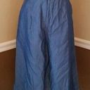 a.n.a NEW A/S  Smith Modcloth Blue Chambray Wide Leg Culottes of Luck! US Size 6/8 Photo 0