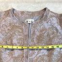 Coldwater Creek  linen blend paisley embroidered blazer jacket size 14 new! Photo 12