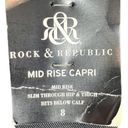 Rock & Republic NWT  Kendall Mid Rise Capri Jeans 8 Photo 5