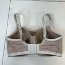 Natori  Size 34DD Yogi Convertible Straps Sports Bra In Mocha Ivory Beige CoolMax Photo 5