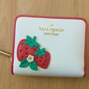 Kate Spade Strawberry Dreams Small Zip Around Bifold Wallet # KG653 Photo 3