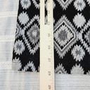 Society Girl  Womens Medium Grey & Black Bohemian Tribal Aztec Patterned Cardigan Photo 8