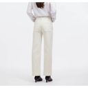 Madewell NWT  The Emmett Wide-Leg Jean: Patch Pocket Edition In White Size 26 Photo 2