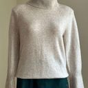 Loft Beige Bell Sleeves Turtleneck Sweater SZ M Good Condition Photo 0