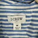 J.Crew  Factory Striped Button Front Spring Preppy Women Medium Lightweight Top Photo 2