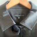 The Row Front Shop Black Sheen Pom Snap Blazer Jacket XS Photo 2