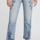 Pilcro and the Letterpress Anthropologie Pilcro Button Fly High Rise Emroidered Cropped Jeans Women’s 29 Photo 3