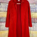 ZARA Red Overcoat Photo 0