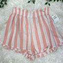 Abound NWT Striped Linen Shorts Photo 0