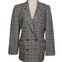 American Vintage Vintage Prisma Houndstooth Multicolored Tweed Black and White Blazer Photo 0