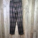 Full Tilt  Medium Pull On Multicolored Plaid Pants with Front Pockets & C… Photo 1