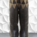 Jimmy Choo  Black Studded Leather Tall Boots Size 36.  EXCELLENT condition Photo 0