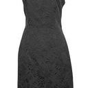 Krass&co ISDA &  Womens Floral Textured Black Career Sheath Dress Photo 0