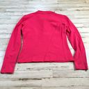 Lacoste  Cropped Hot Pink Polo Shirt SMALL Photo 5