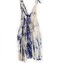 Boho Me NWT  Blue/White Tie Dye Summer Dress. Size Large. Photo 0