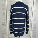 American Eagle  OUTFITTERS Jegging Fit Sweater Lightweight Navy/Oatmeal Stripe-XS Photo 1