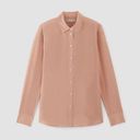 Everlane NWOT  Women Blush Pink Clean Silk Relaxed Shirt Button Down Size XS Photo 0