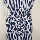 Mud Pie  Emory Tank Dress Blue White Photo 3