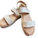 Marc Fisher  Womens Gordy Embossed Faux Leather Wedge Sandals Photo 0