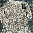 Chaser Distressed Cheetah Print Top Slight open shoulder on top Size S Photo 0