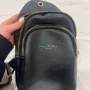 Black Vegan Leather Crossbody/ Fanny Pack Bag Photo 0