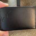 Saint Laurent  YSL Black Leather Mirror Card Holder NEW in box Photo 5