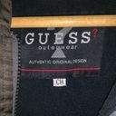 Guess  olive green satin hooded bomber jacket Photo 6