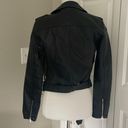 Levi's 😍🔥 Amazing Black Levi Strauss Cropped Faux Leather Jacket Photo 4