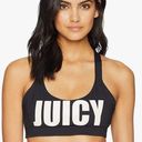 Juicy Couture  Cross-Back Sports Bra Black Small S NWT Photo 0