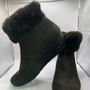 DKNY  Women's Abri Booties Brown Stone Size 9.5 m Faux suede Photo 0