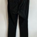 Rag and Bone  Georgie Black Leather Leggings Washed Black Photo 3