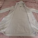 Grace Karin White Knee Length Full Zip Hoodie Cardigan with Kangaroo Pocket, size M Photo 13