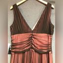 a.n.a NWT JS boutique 16 coral under dress  mesh brown overlay with rushing Photo 7