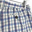 Krass&co 00s GH BASS AND  Vintage Blue Purple Cotton Plaid Shorts Photo 7