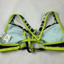 Nike SM  green print tie up dance sports bra Photo 1