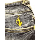 Baby Phat  logo Embroidered Jean Shorts size 7 Photo 11