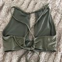 Garage Green Halter Keyhole Bikini Top Photo 2