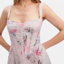 Bardot  Adaline Corset Midi Dress In Garden Floral Size Medium US 6 Photo 1