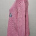 Simply Southern  Pink Sun Kissed Embroidered Vneck Sweater Size Large/XL Photo 2