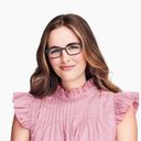 Warby Parker Hardy Striped Pacific Photo 1