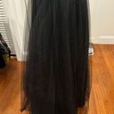 Black Tulle Maxi Skirt Photo 3