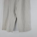 Ralph Lauren  Sport Wide leg Capris Pants White Logo Size 10 Photo 3