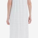 Max Studio NWT  cotton pleated cold shoulder dress Midi Bohemian Eyelet Photo 4