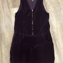 EXPRESS Vintage  purple velvet romper dress medium Photo 6