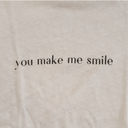 n:philanthropy  Zander You Make Me Smile Cutout Crewneck Tee Photo 3