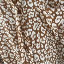 Nine West  Button Down Shirt Size Large Animal Print Business Casual Office Work Photo 5