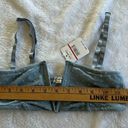 Free People  Intimately NWT Sierra Bandeau Convertible Bra Dotted Blue XS Photo 6